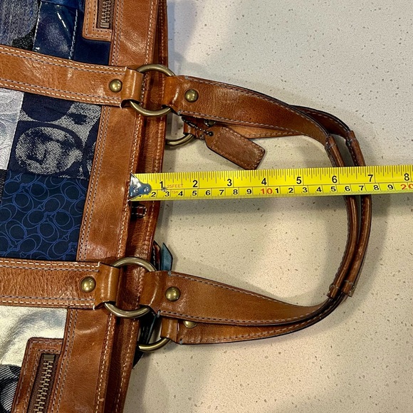 Coach Patchwork & Leather Tote Bag - Picture 11 of 11